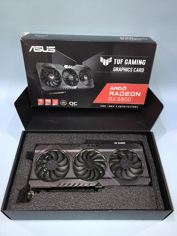 An Aus AMD Radeon RX 6800 graphics card, SOLD AS SEEN