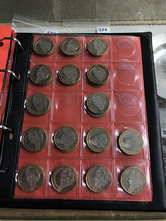Two boxes of coins, to include eight Change Checker files of various coins, including collectors £ - Image 50 of 106