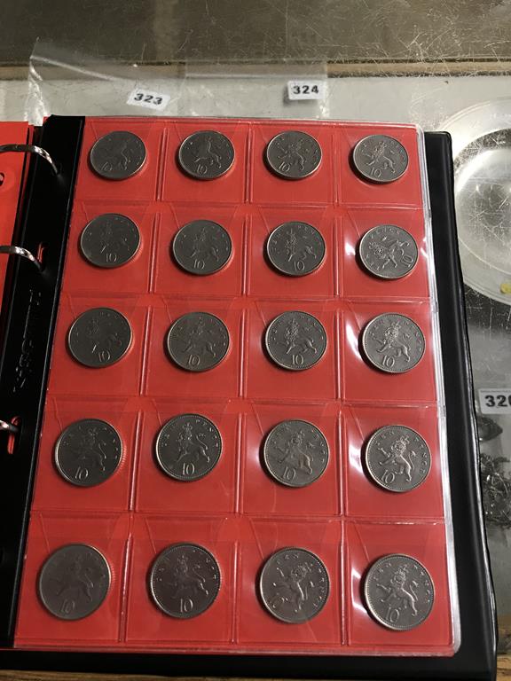 Two boxes of coins, to include eight Change Checker files of various coins, including collectors £ - Image 79 of 106