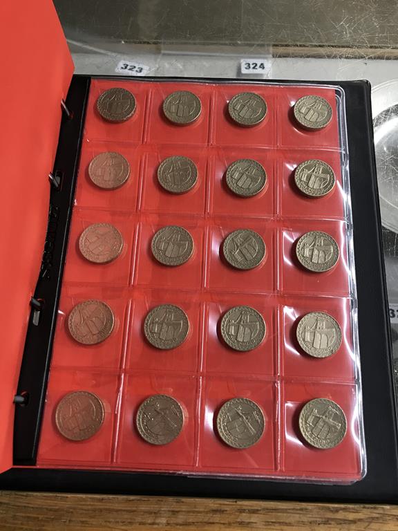 Two boxes of coins, to include eight Change Checker files of various coins, including collectors £ - Image 76 of 106