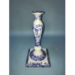 A single Spode 'Italian' candlestick, 32cm height