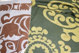 Two bales of sateen finish fabric, Edinburgh Weavers, 