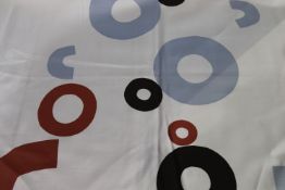 A piece of fabric, "Revo" designed by Derek Ellwood for Hull Traders Ltd, A Time Present Fabric,