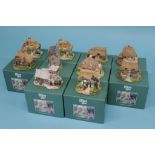 Ten Lilliput Lane cottages, 'Dormouse Cottage', 'Amis field Tower', 'Lazy Days', 'Amberley Rose', '