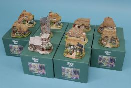 Ten Lilliput Lane cottages, 'Dormouse Cottage', 'Amis field Tower', 'Lazy Days', 'Amberley Rose', '