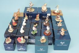 Twenty two Border Fine Arts Birds and Animals (22), 20 boxed, and two with packing boxes