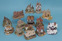 Fourteen Lilliput Lane cottages, 'Vine Cottage', 'Jasmine Cottage', 'Ballykerne Croft', 'John Knox