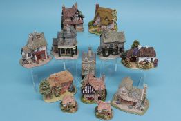 Twelve Lilliput Lane, 'Kendal Tea House', 'The Bakers Shop', 'Scotch Mist', 'The Warren', '