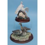 Two Border Fine Arts groups, 'Greylac Geese' and 'Peace and Harmony' (2), boxed