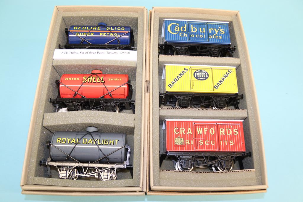 Four boxed Ace Trains '0' gauge, tankers and G/2 vans (12) - Image 3 of 3