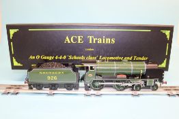 A boxed Ace Trains '0' gauge Southern 'Repton', number 926, Maunsell lined olive green locomotive