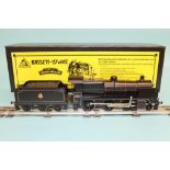 A boxed Bassett Lowke '0' gauge British Railways, black ex Southern railway 'N' class Mogul,