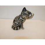 Beswick tabby cat - Tip of ear A/F Height 16 cm