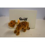 Steiff small tiger with box