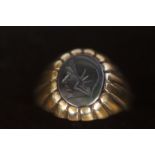 9ct Gold centurion ring