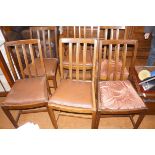 6 Oak dining chairs