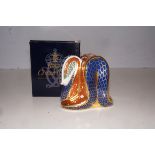 Royal crown derby old Imari snake with gold stoppe