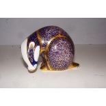 Royal crown derby badger firsts