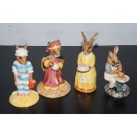 4x Bunnkykins figures - Fortune Teller, Mother bun