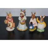 4x Bunnkykins figures - Easter suprise, Dollie, fa