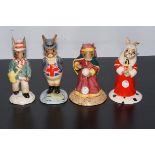 4x Bunnykins figures