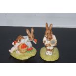 2x Bunnykins figures