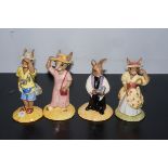 4x Bunnykins figures