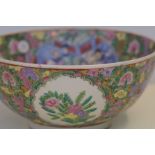 Oriental enamel bowl