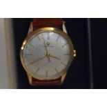 Gents Certina vintage gold plate wristwatch