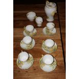 Shelley daffodil tea set - complete