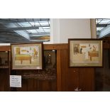 2x Framed prints by L Thackeray