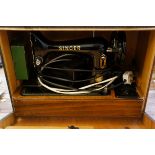 Cased electric signer sewing machine