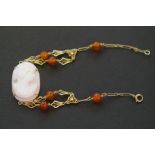 14ct Cameo bracelet