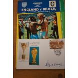 Signed first day cover Bobby Moore