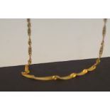 21ct Gold chain Weight 7.4g