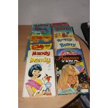 Bunty Sindy, Sally & Mandy annuals all from the 19
