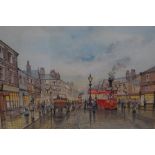 Frank Ellison (1985) watercolour 'Burnley street s