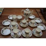 Wedgwood coffee service Hathaway rose pattern