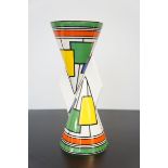 Wedgwood Clarice Cliff yo-yo vase