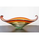Murano art glass bowl