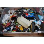 Box of toy cars