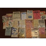 Good collection of early football programs - some