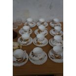 Bone china tea set