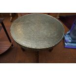 North African brass top table