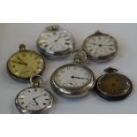 2x Silver cased pocket watches & 4 other recommend