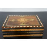 Inlaid folding chess board & chess pieces