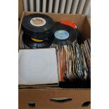 Box of single records