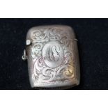 Silver vesta case