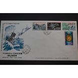 First day cover signed by John Glenn with coa.