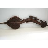 Wooden carved bellows